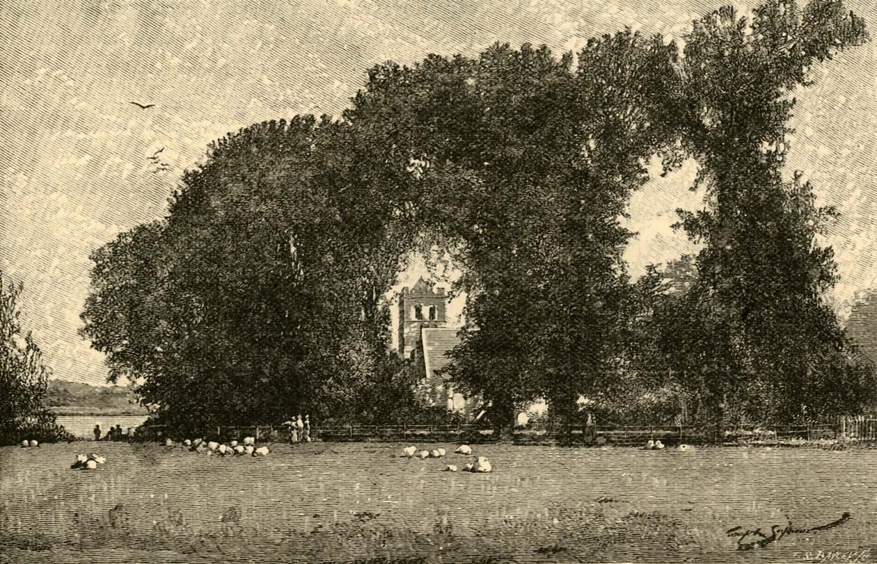 Kościół Bisham, 1898. autorstwa Unbekannt