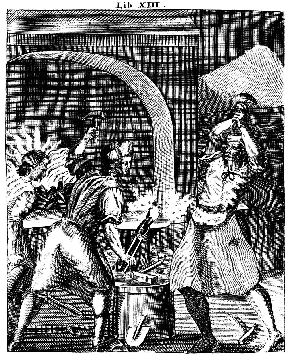 Kowale przy pracy, 1715 autorstwa Unbekannt