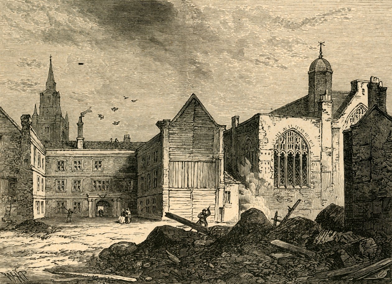 Blackwell Hall w 1812, 1897. autorstwa Unbekannt