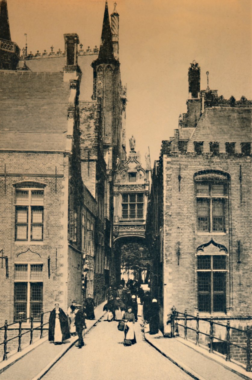 Ulica Ślepego Osła, ok. 1910 r. autorstwa Unbekannt