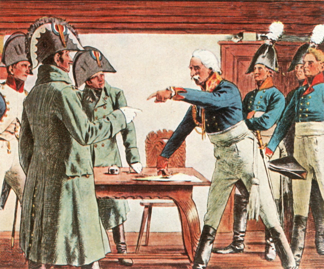 Poddanie się Blüchera pod Ratkau, 7 listopada 1806, 1936. autorstwa Unbekannt
