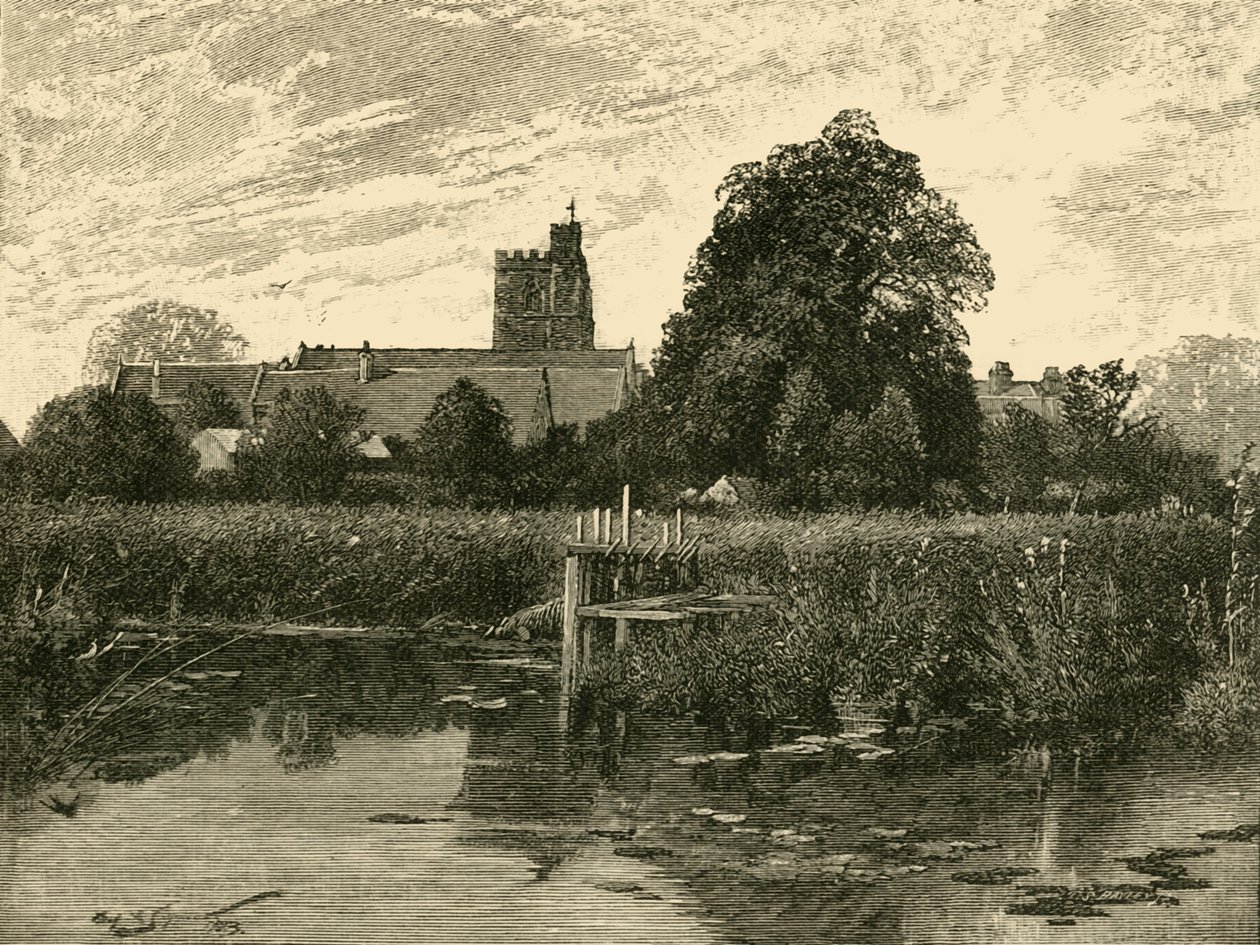 Kościół Bray, 1898. autorstwa Unbekannt