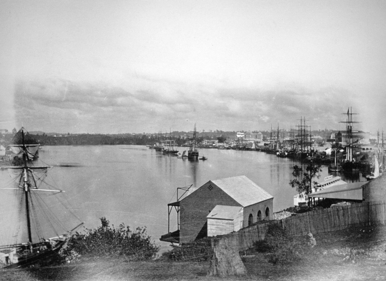 Brisbane River, południowo-wschodni Queensland, Australia, 1870-1880 autorstwa Unbekannt
