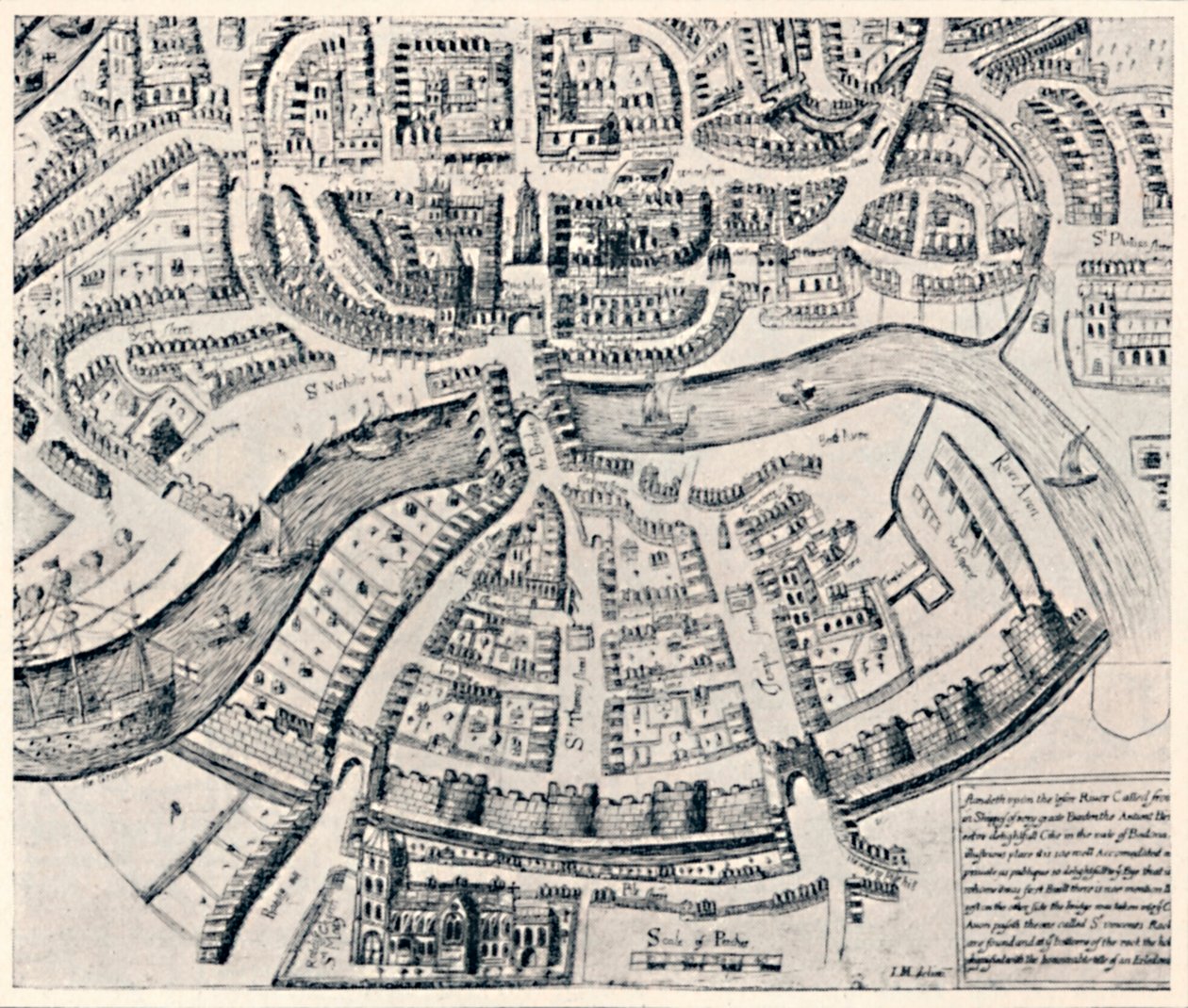 Bristol w 1670, 1670, 1903 autorstwa Unbekannt