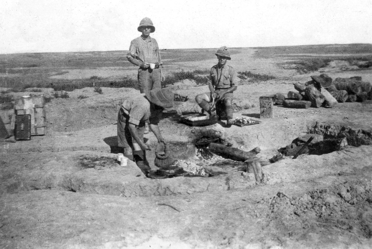 Kompania kulinarna armii brytyjskiej C, Mezopotamia, I wojna światowa, 1918 r. autorstwa Unbekannt