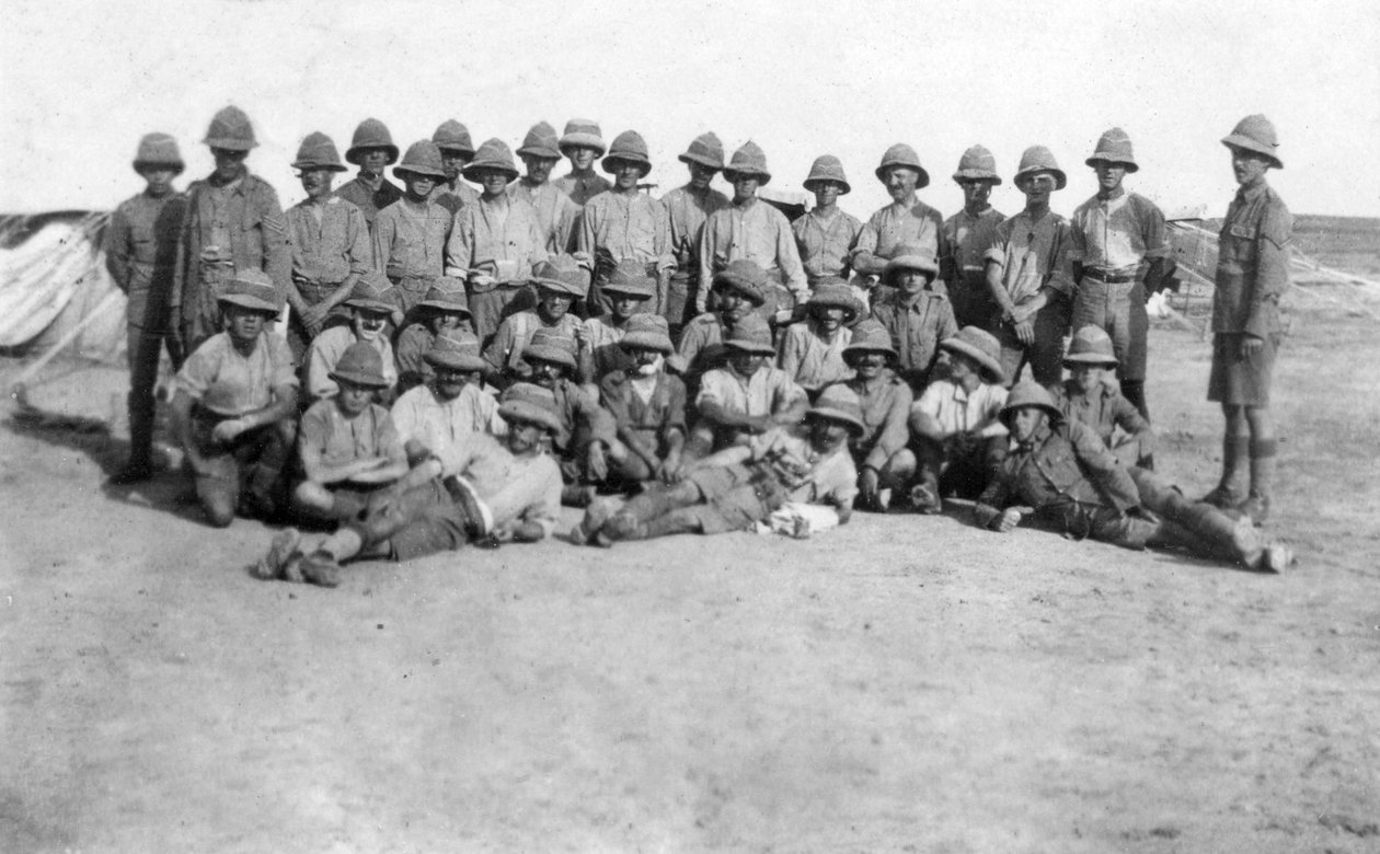 Oddział grupy C armii brytyjskiej, Mezopotamia, I wojna światowa, 1918 r. autorstwa Unbekannt