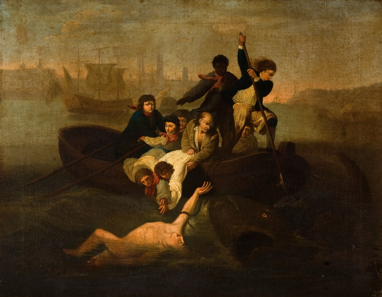 Brook Watson i rekin, 1800-1900. autorstwa Unbekannt