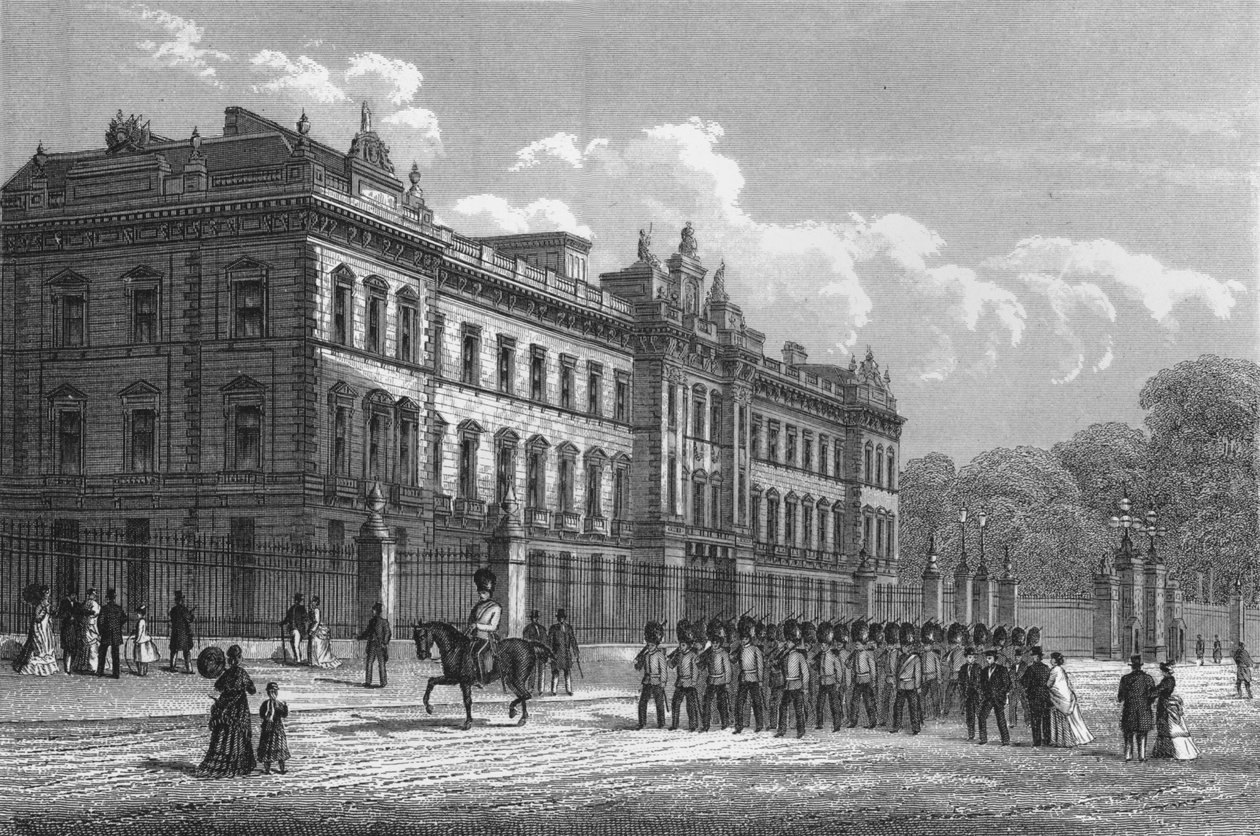 Pałac Buckingham, Londyn, ok. 1850 1878 r. autorstwa Unbekannt