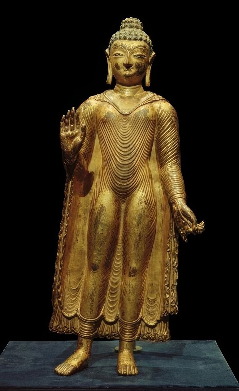 Budda Siakjamuni / rzeźba, VII / VIII wiek Stulecie autorstwa Unbekannt