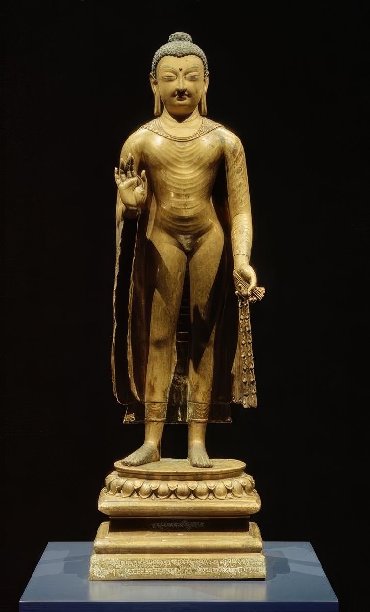 Budda Siakjamuni / rzeźba, VII wiek autorstwa Unbekannt