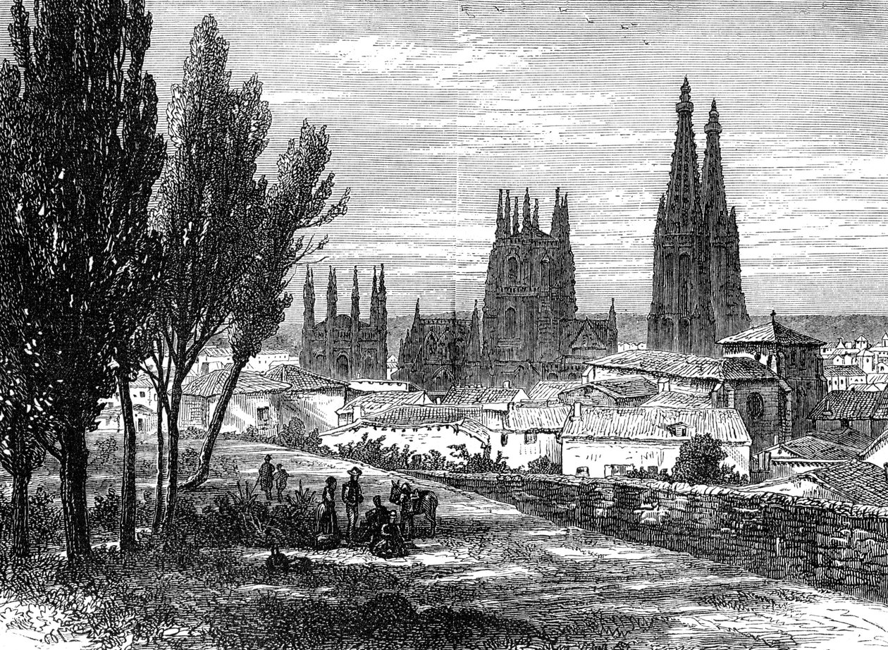 Burgos, Hiszpania, XIX w. autorstwa Unbekannt