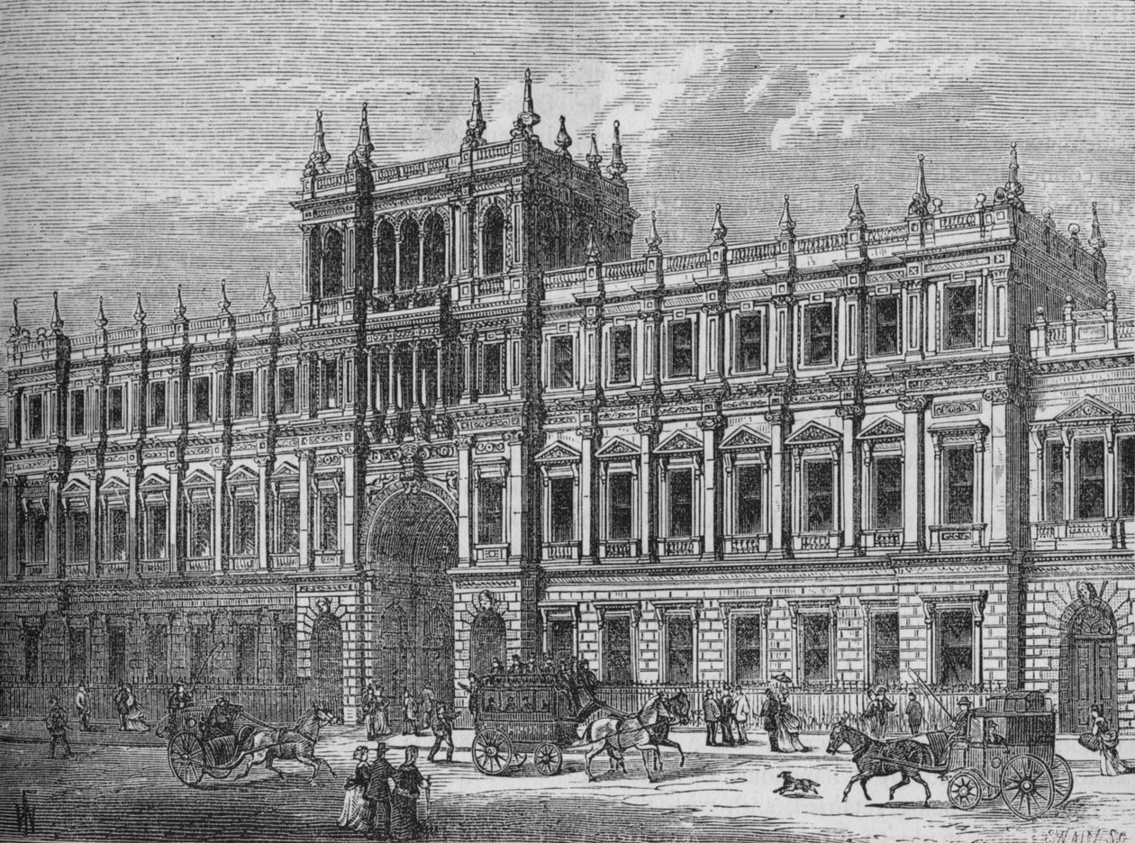 Burlington House, Westminster, Londyn, 1875 1878 autorstwa Unbekannt