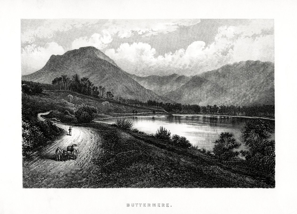 Buttermere, Kraina Jezior, Kumbria, 1896 autorstwa Unbekannt