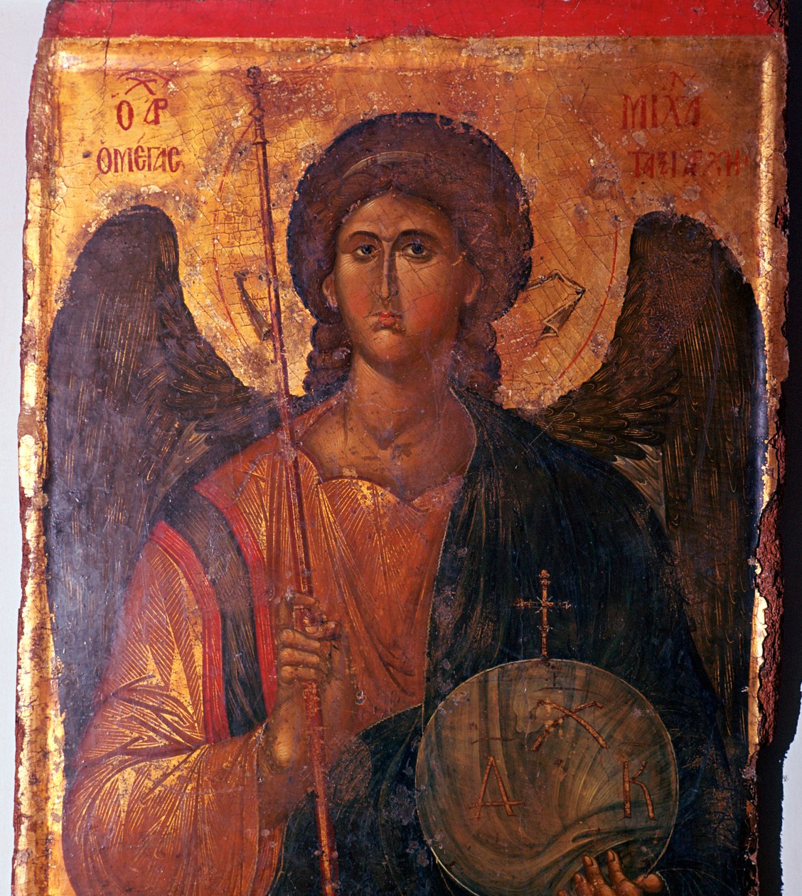 Bizantyjska ikona Archanioła Michała, XIV w. autorstwa Unbekannt