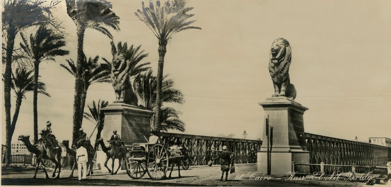 Kair - Most Kasr-El-Nil, c1930-c1939. autorstwa Unbekannt