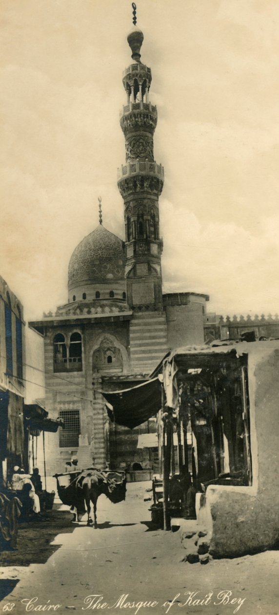Kair - Meczet Kait Bey, c1918-c1939. autorstwa Unbekannt