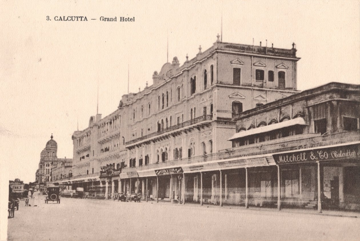 Kalkuta - Grand Hotel, ok. 1905 r. autorstwa Unbekannt