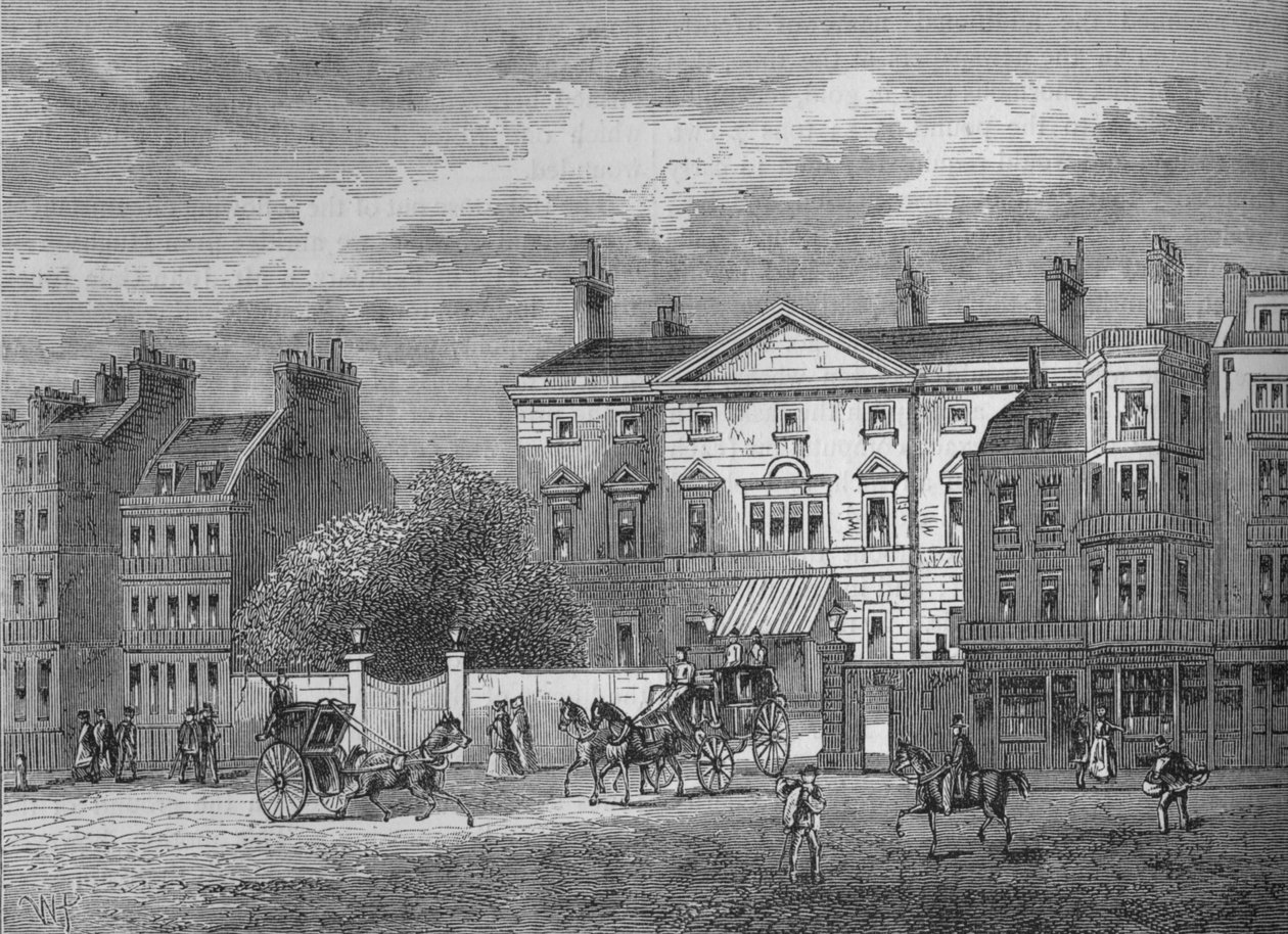 Cambridge House, Westminster, Londyn, c1854 1878 autorstwa Unbekannt