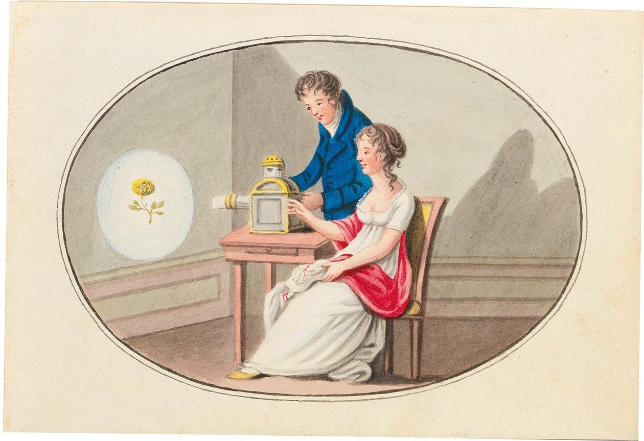 Camera obscura, ok. godz. 1830. autorstwa Unbekannt