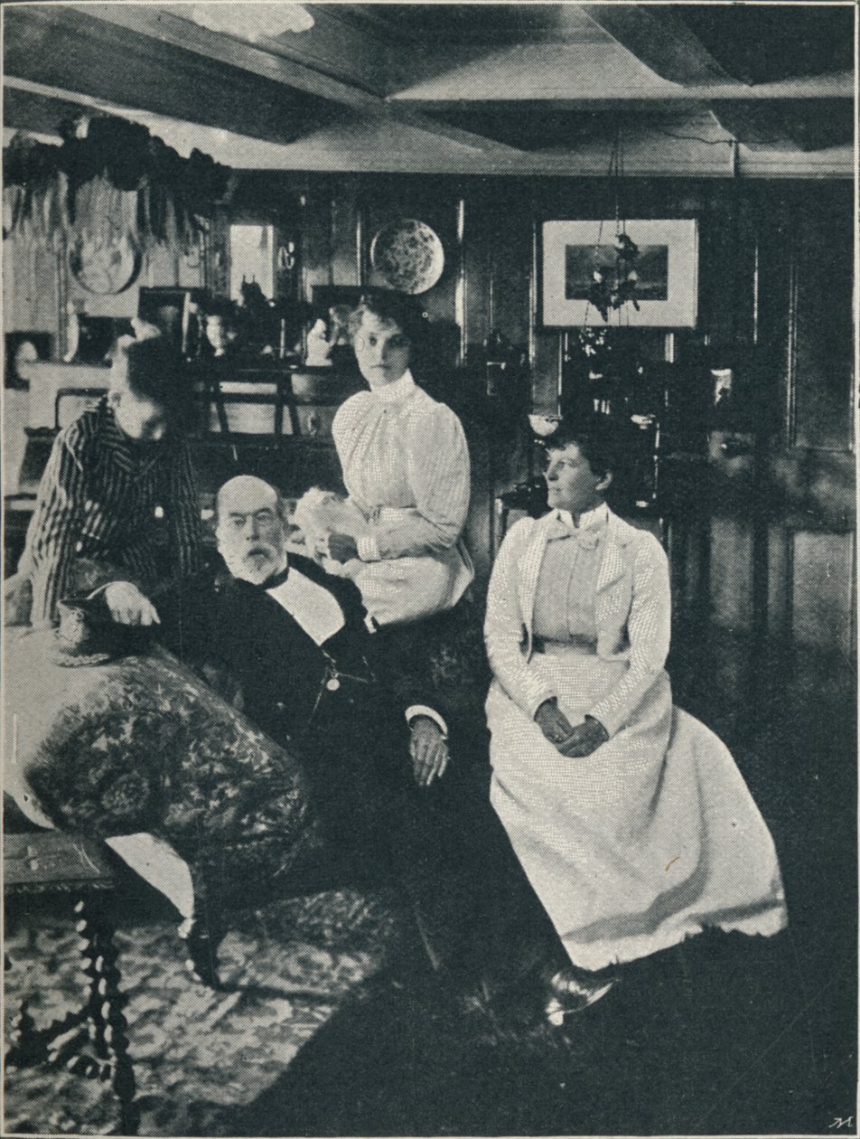 Kapitan Bourchier, jego córka i wnuczka, ok. 1900, 1910 autorstwa Unbekannt
