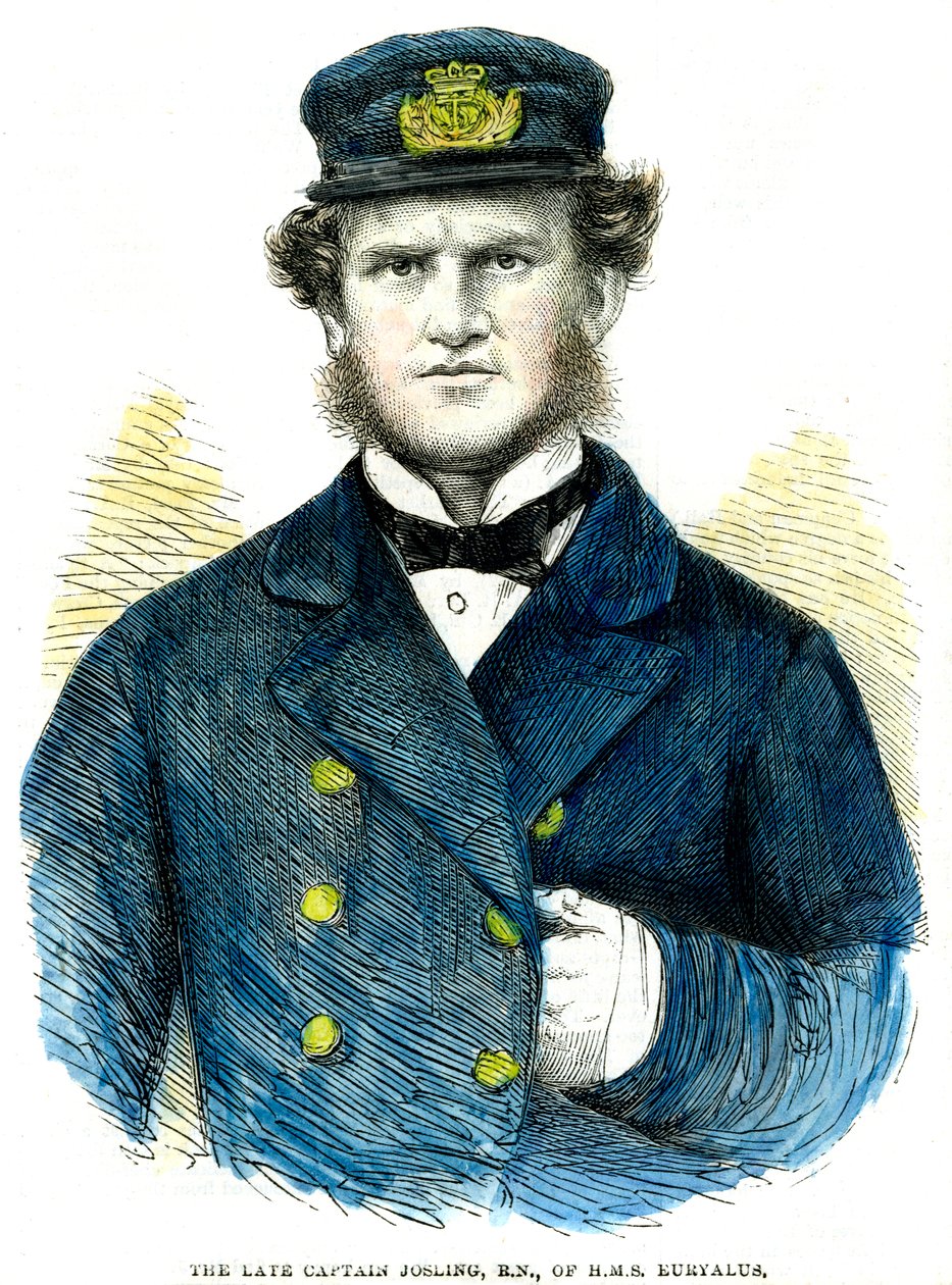 Kapitan Josling z HMS Euryalus, 1863 autorstwa Unbekannt