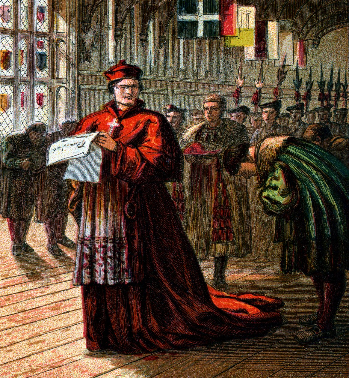 Kardynał Wolsey, ok. 1850 autorstwa Unbekannt
