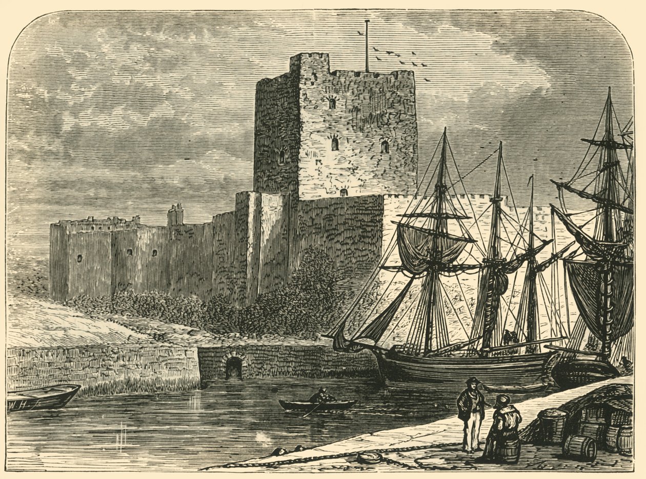 Zamek Carrickfergus, 1898. autorstwa Unbekannt