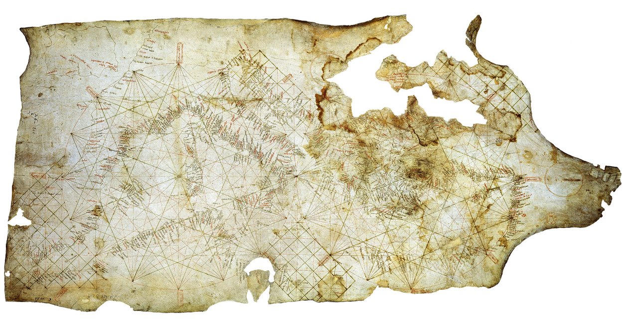 Carta Pisana, ok. 1275-1300 autorstwa Unbekannt