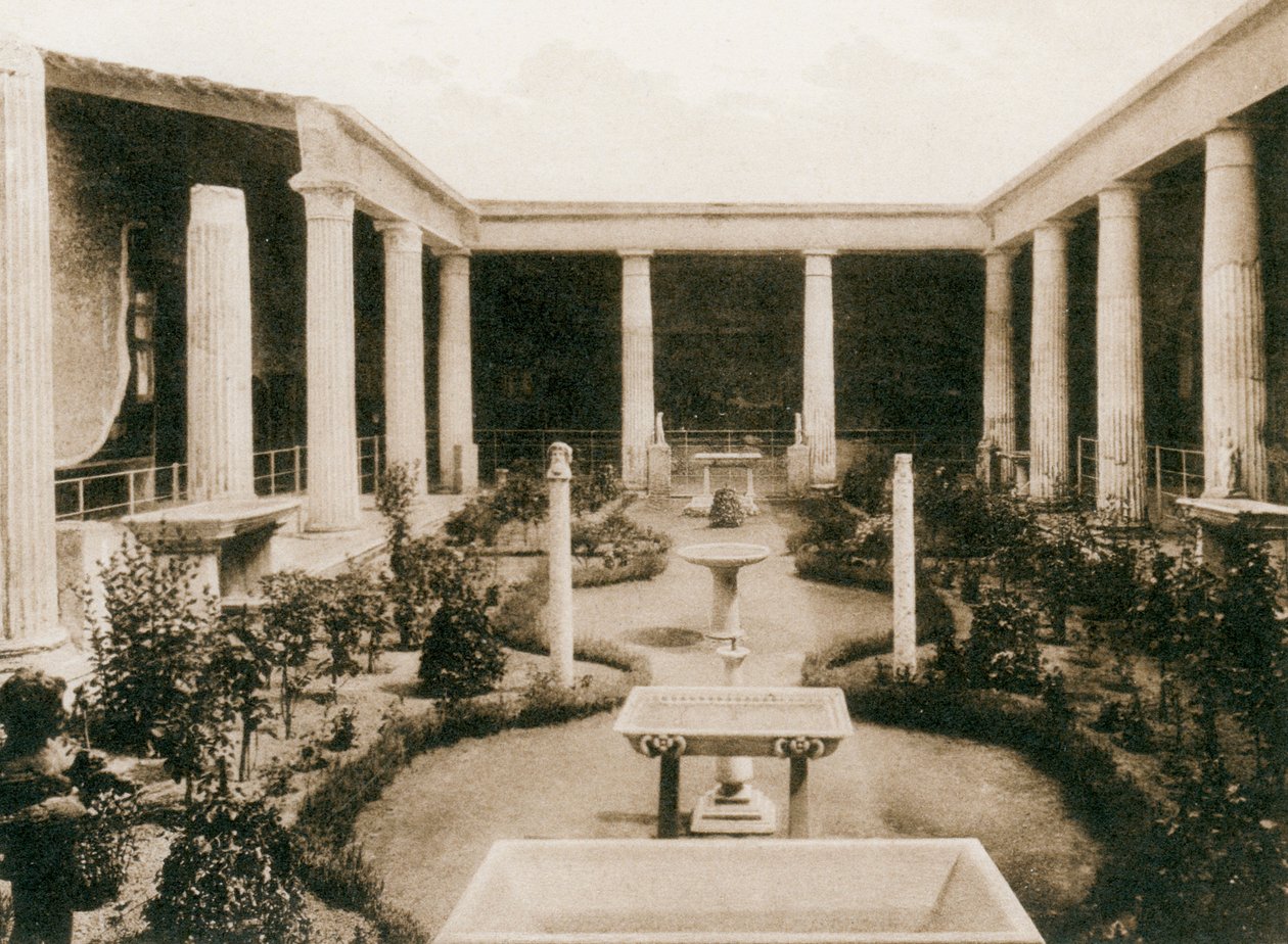 Dom Vettii, Pompeje, Włochy, ok. 1900 autorstwa Unbekannt