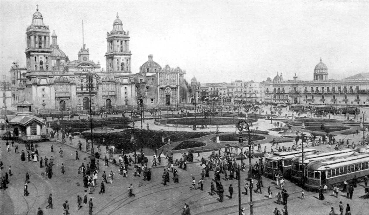 Katedra i Pałac Narodowy, Meksyk, Meksyk, 1926 autorstwa Unbekannt
