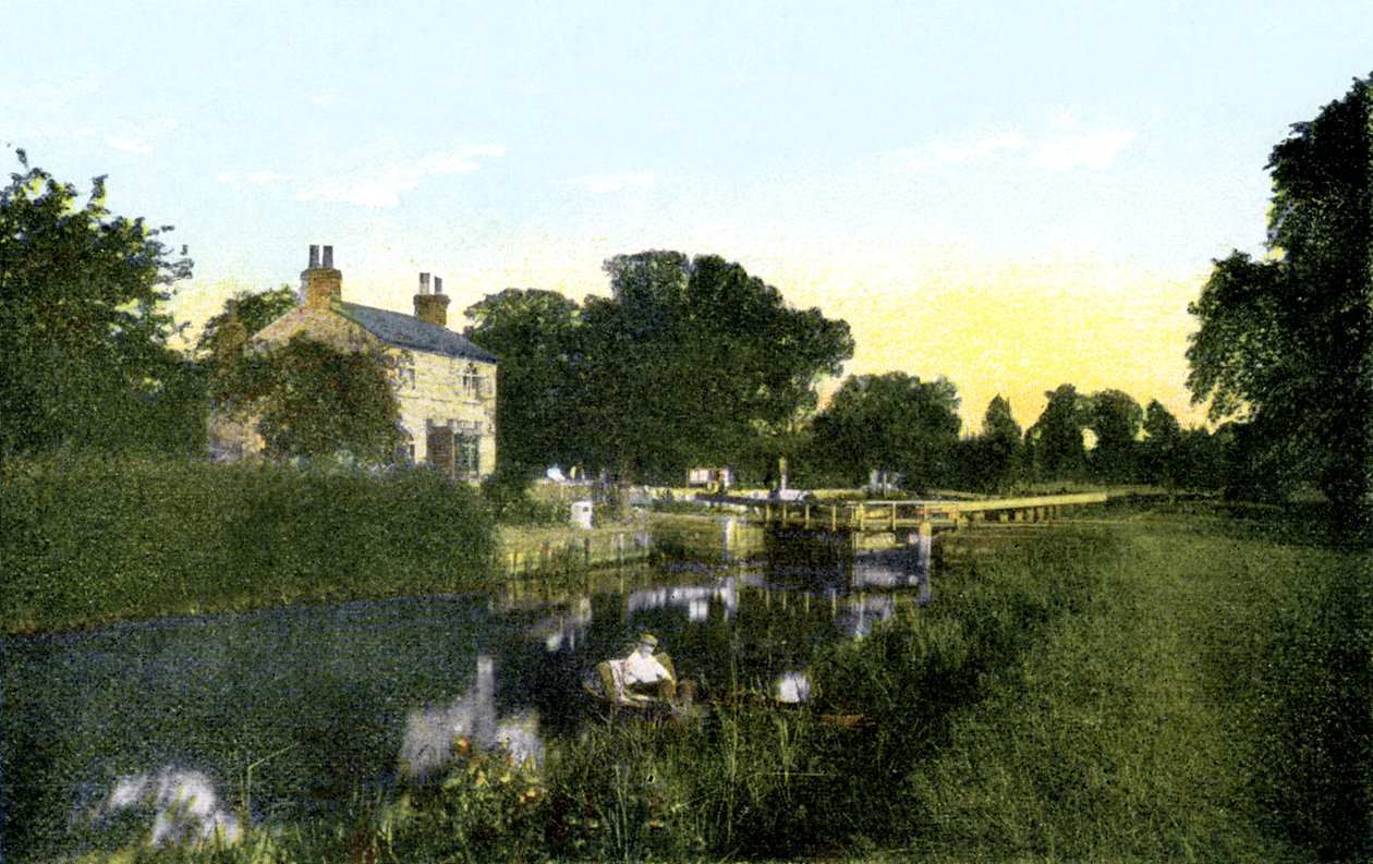 Caversham Lock, Berkshire, XX wiek autorstwa Unbekannt
