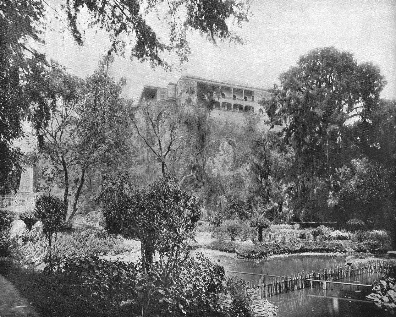 Chapultepec, Meksyk, Meksyk, ok. 1900. autorstwa Unbekannt