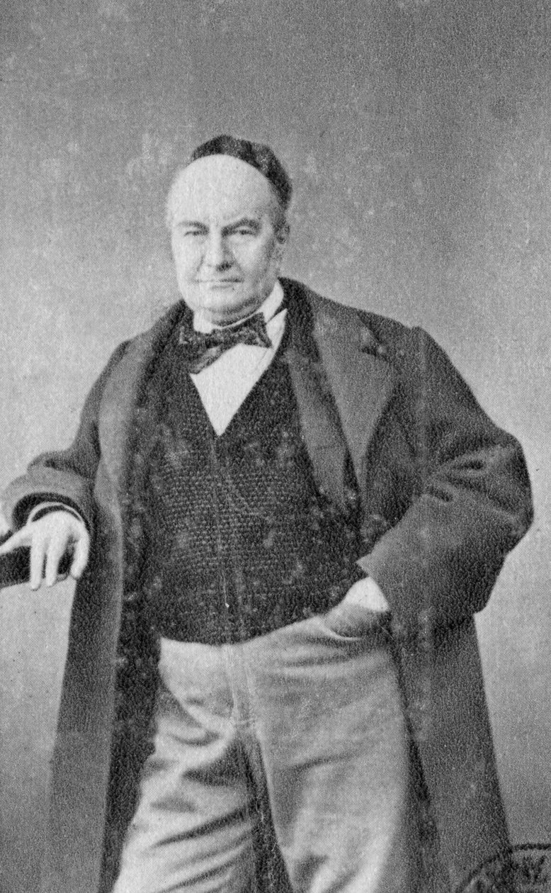 Charles Augustin Sainte-Beuve, francuski, 1868 r. autorstwa Unbekannt