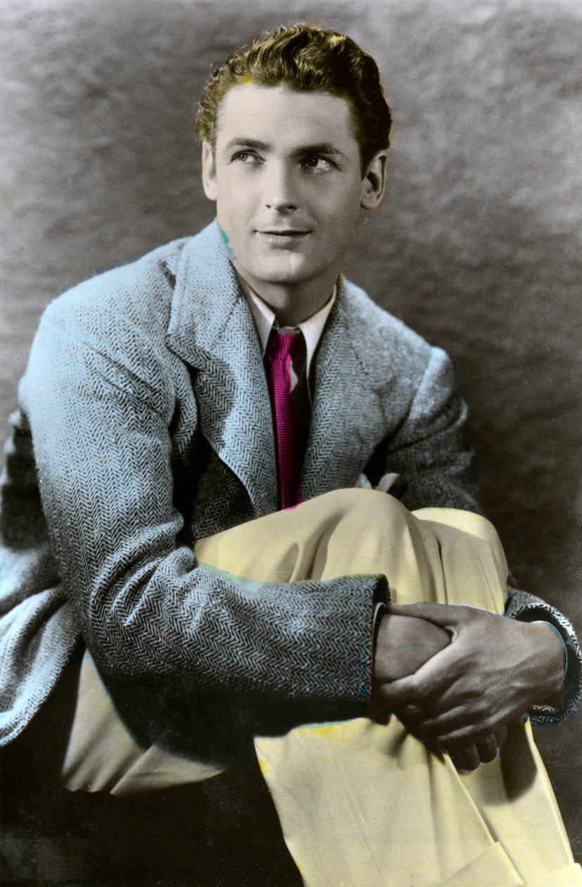 Charles Farrell 1901-1990, amerykański aktor, XX wiek autorstwa Unbekannt