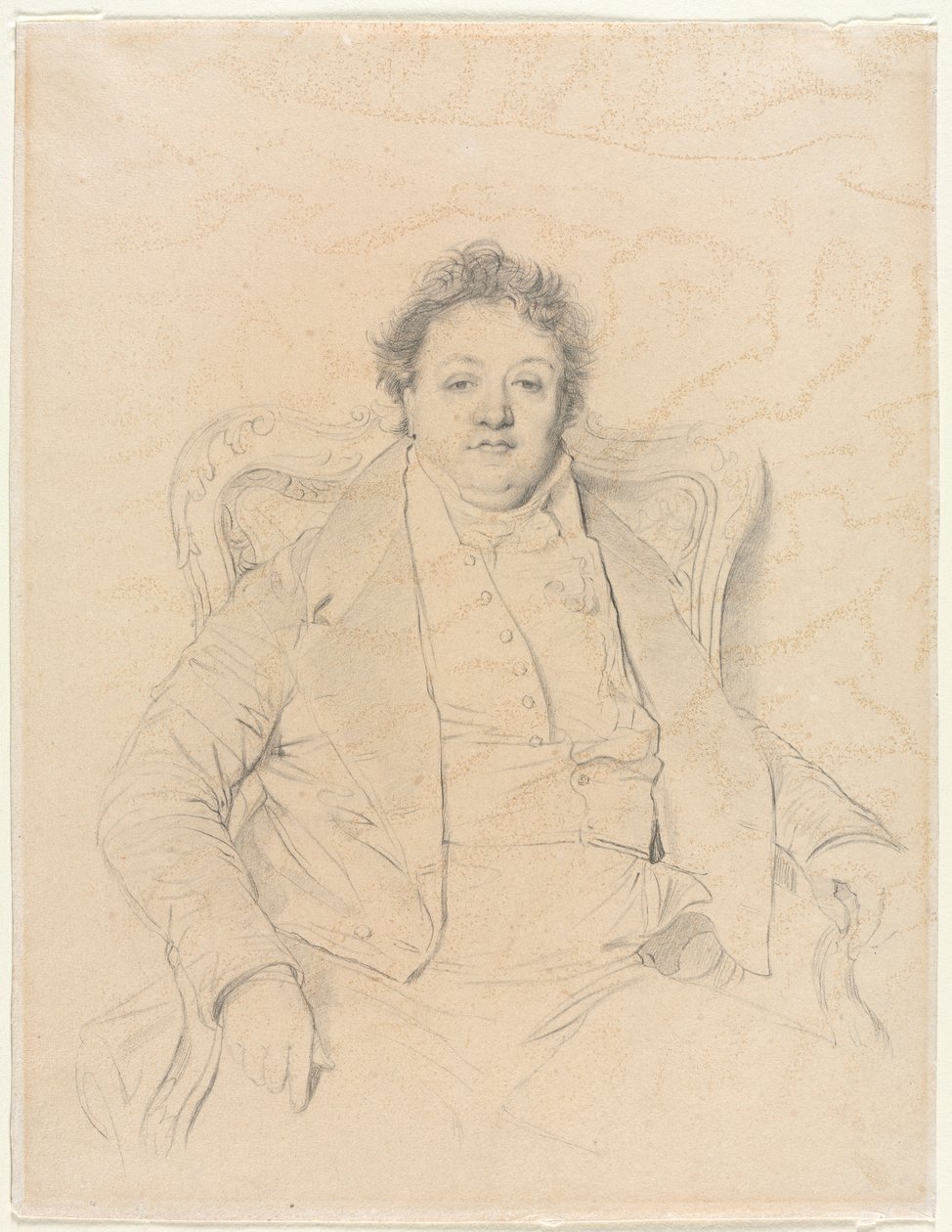 Charles Thévenin, według Ingresa, 1800. autorstwa Unbekannt