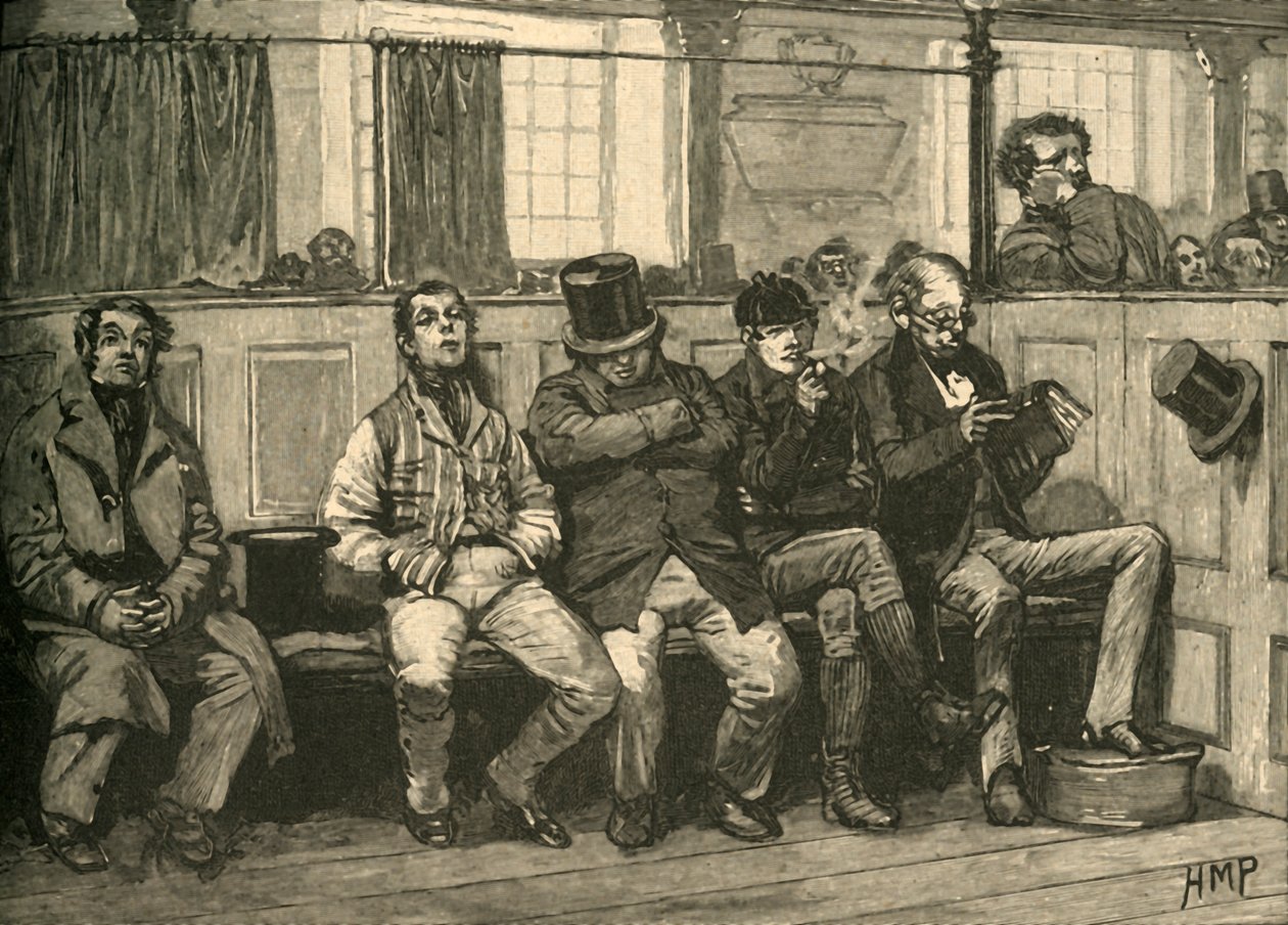 Czartyści w kościele, ok. 1839–1890. autorstwa Unbekannt