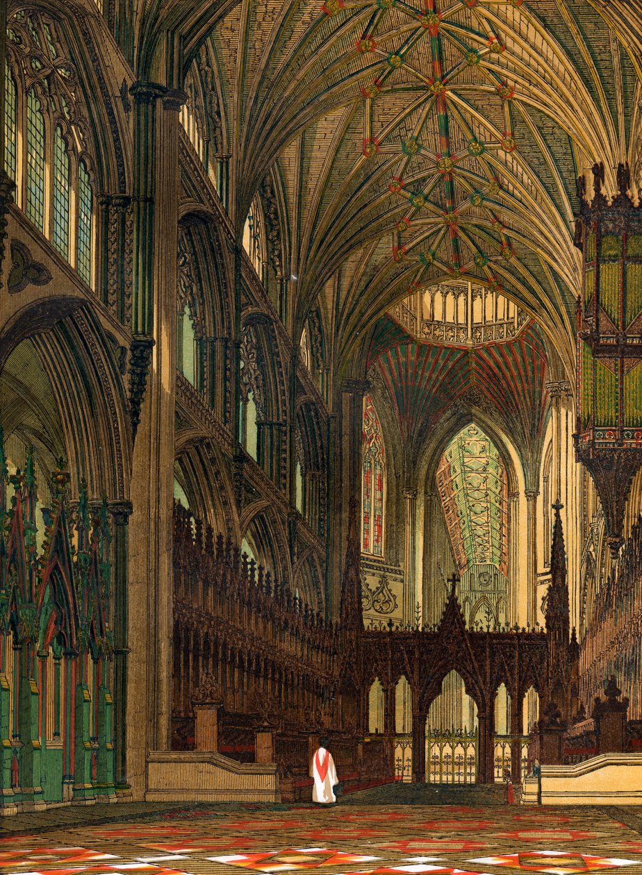 Chór katedry w Ely, Cambridgeshire, XIX wiek autorstwa Unbekannt