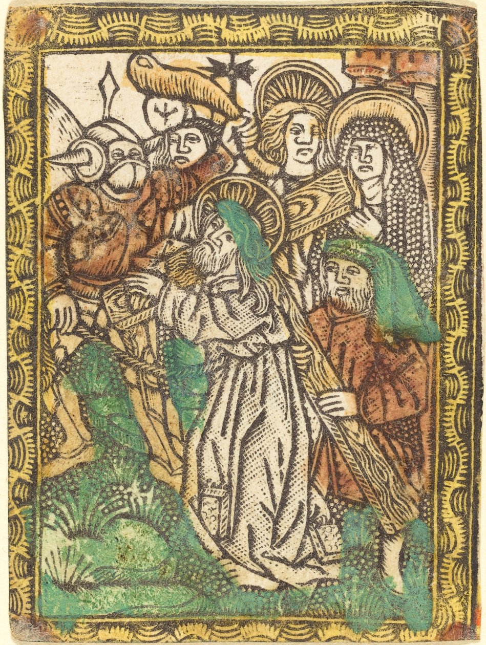 Chrystus dźwigający krzyż, c. 14701480. autorstwa Unbekannt