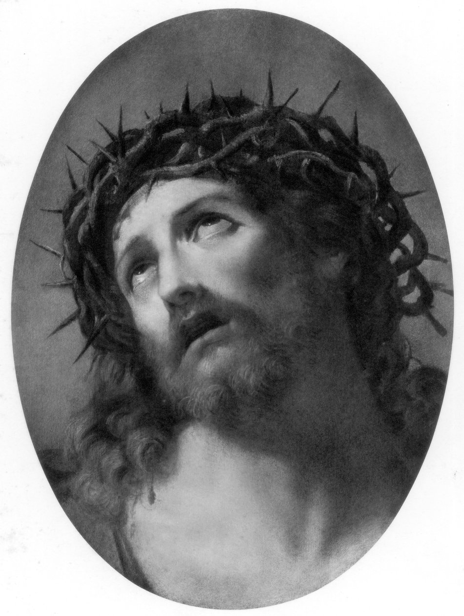 Chrystus ukoronowany cierniem, XIX w. autorstwa Unbekannt
