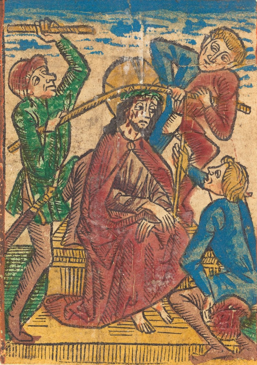 Chrystus ukoronowany cierniem, c. 1490. autorstwa Unbekannt