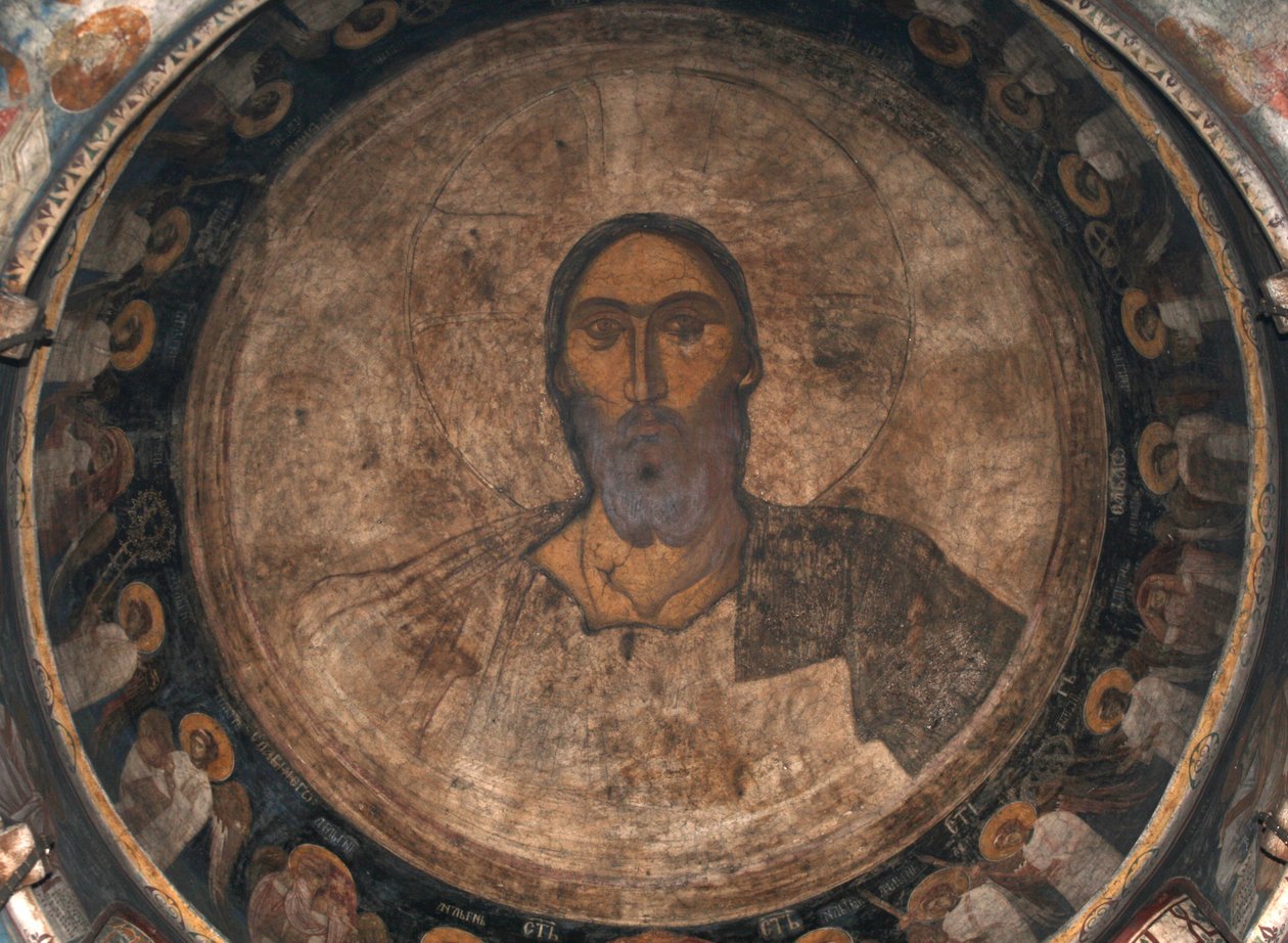 Chrystus Pantokrator, ok. 1350 autorstwa Unbekannt