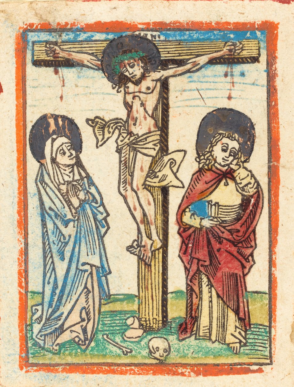 Chrystus na krzyżu, 14801490. autorstwa Unbekannt