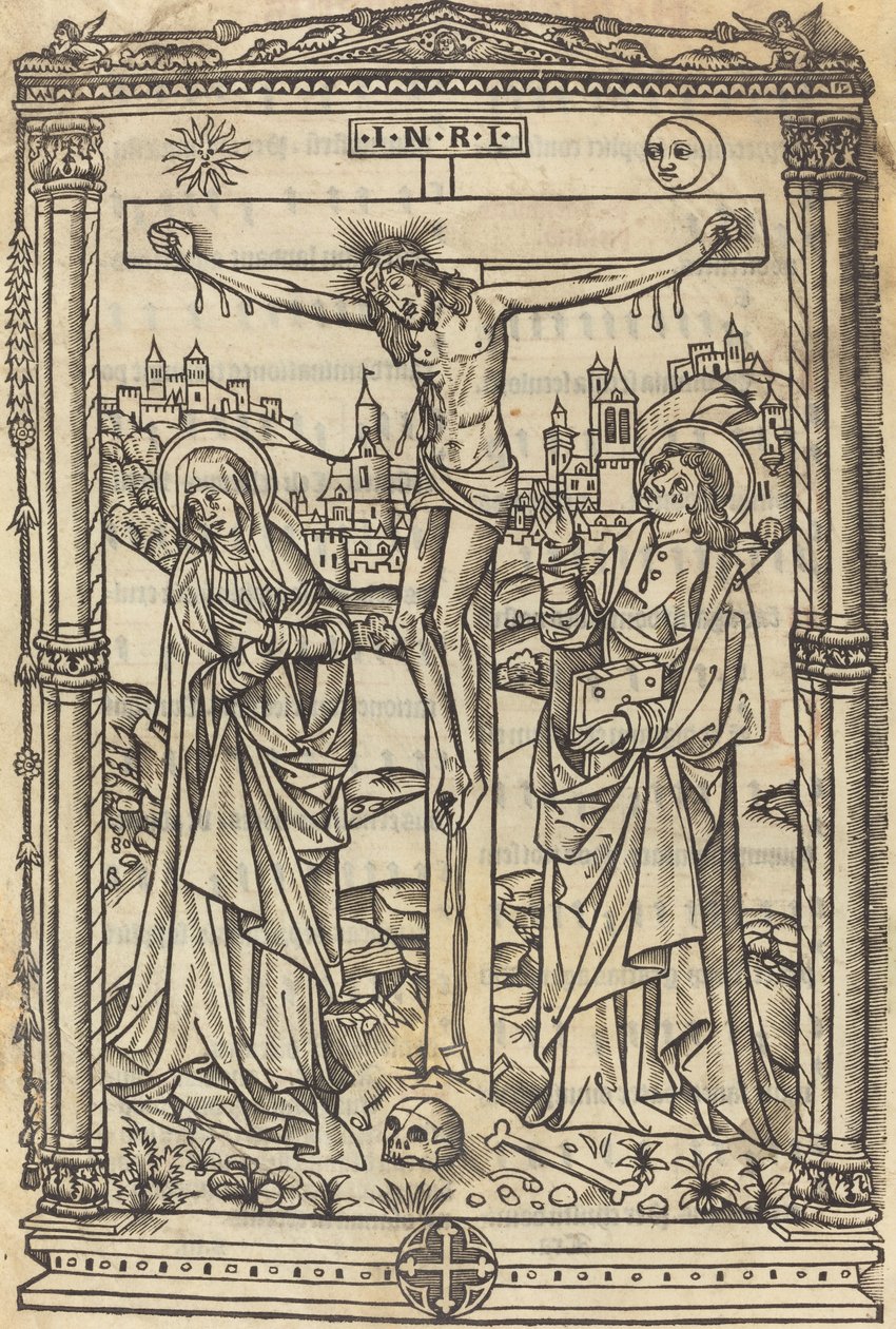 Chrystus na krzyżu, ok. godz. 1490. autorstwa Unbekannt