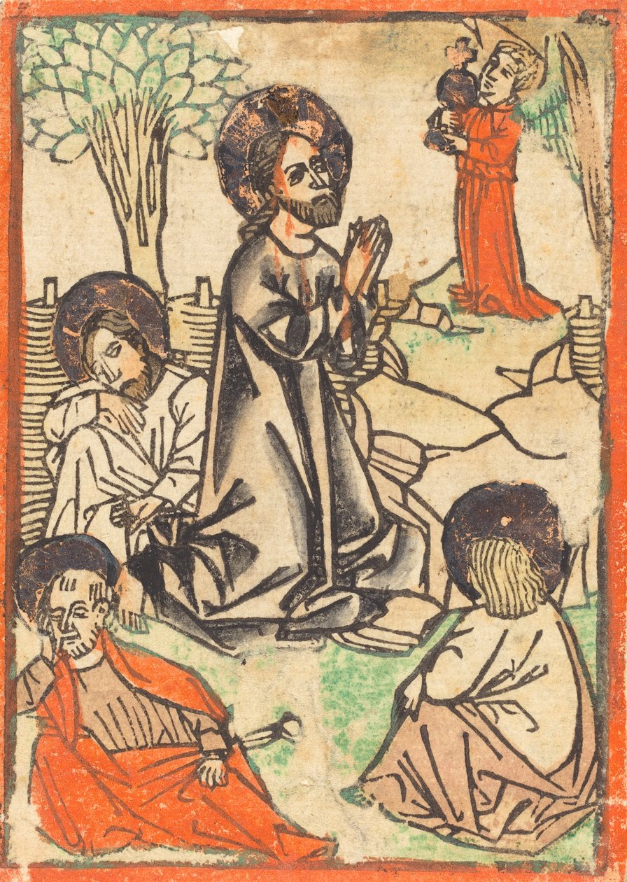 Chrystus na Górze Oliwnej, ok. godz. 1460. autorstwa Unbekannt