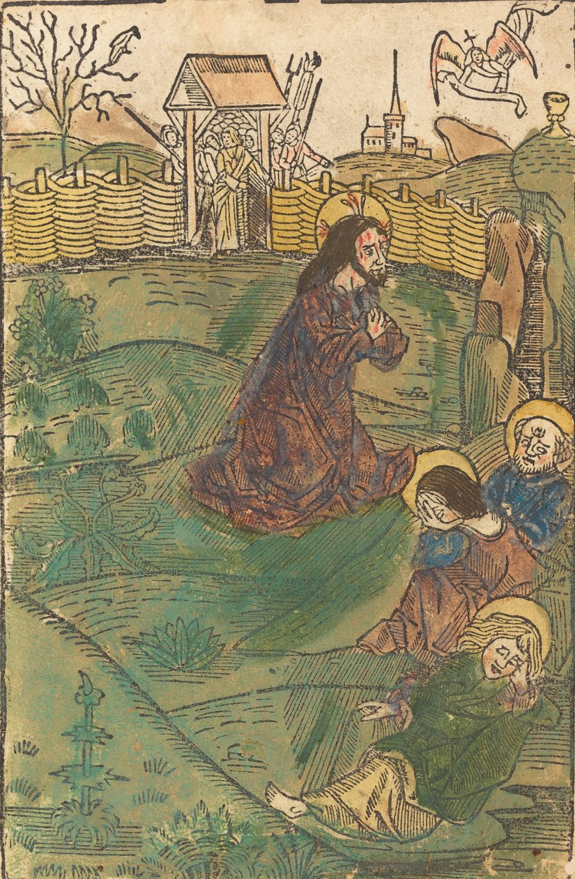 Chrystus na Górze Oliwnej, ok. godz. 1490. autorstwa Unbekannt