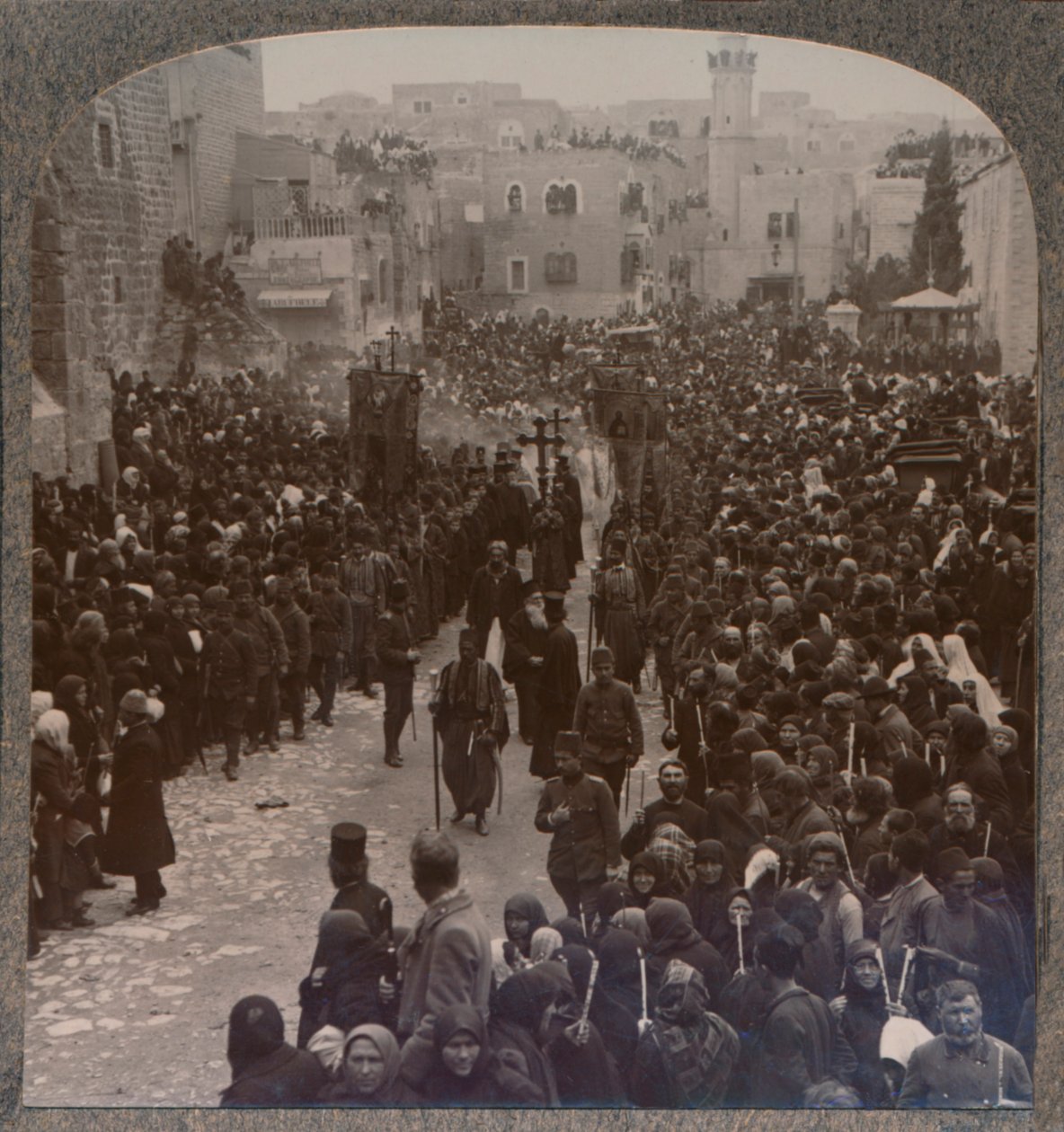 Procesja bożonarodzeniowa w Betlejem, ok. 1900 autorstwa Unbekannt