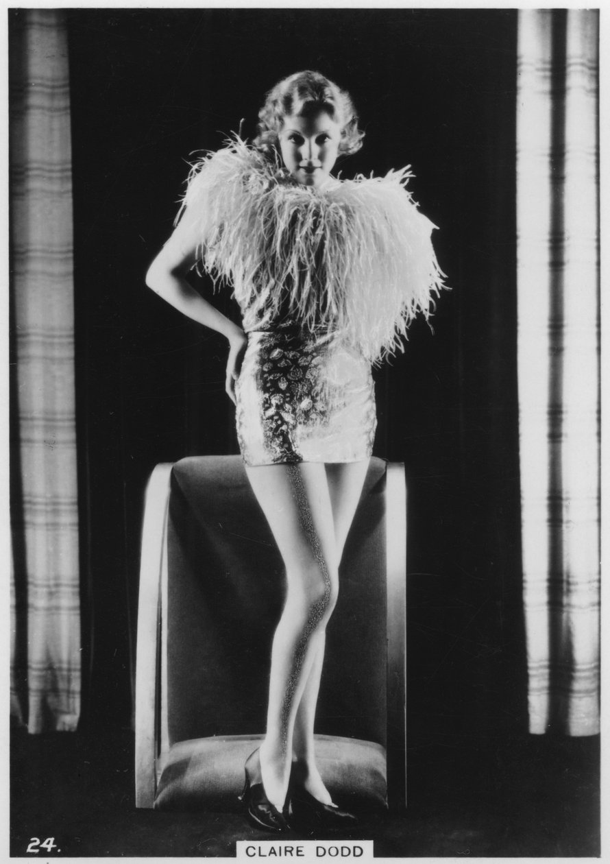 Claire Dodd, amerykańska aktorka filmowa, ok. 1938 r. autorstwa Unbekannt