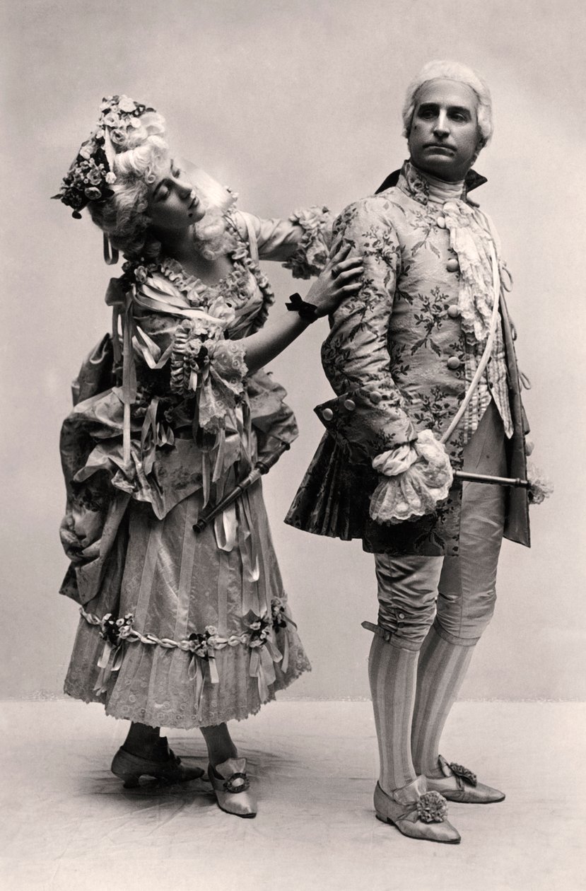 Clara Dow i Henry Lytton w Iolanthe, 1907 autorstwa Unbekannt