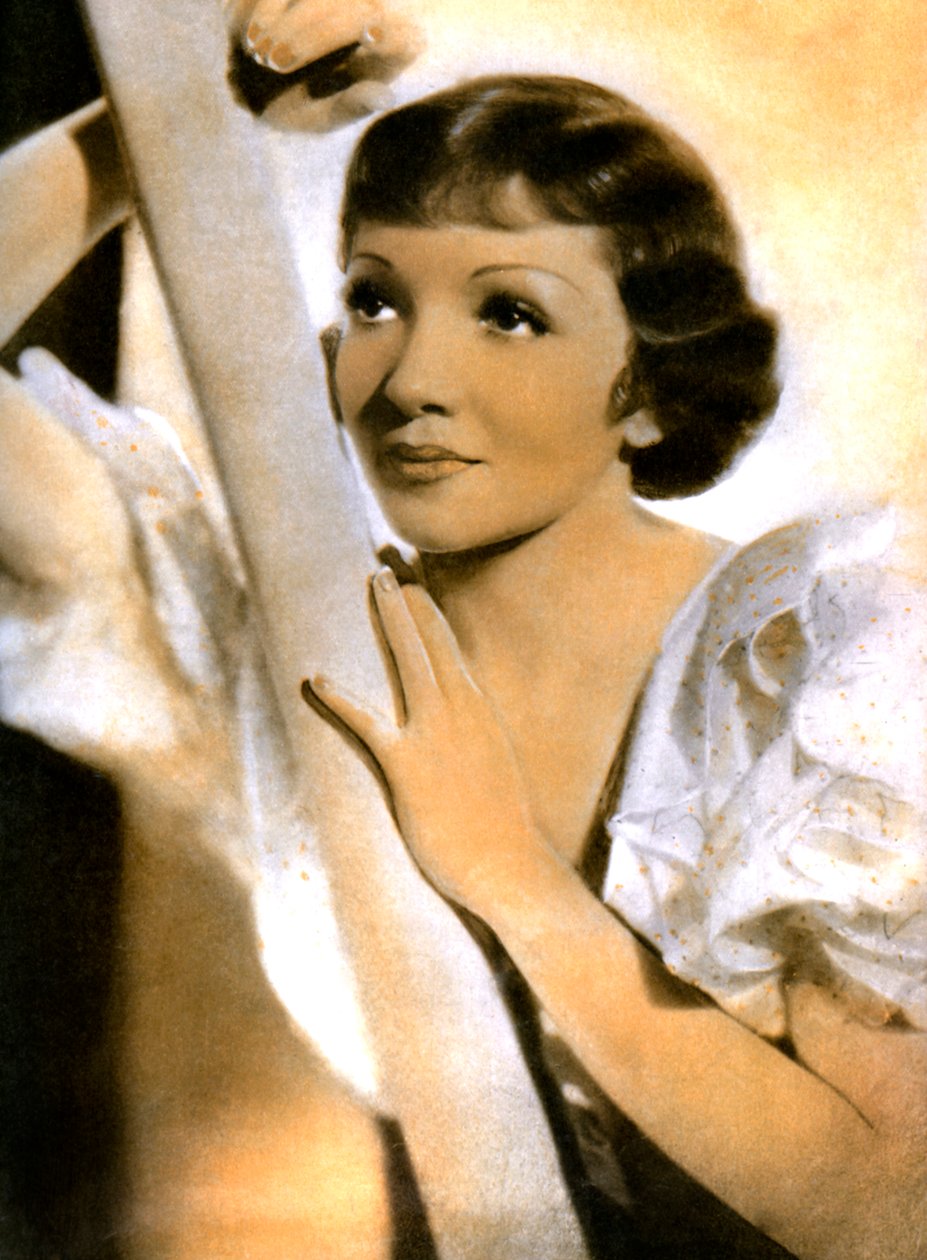 Claudette Colbert, amerykańska aktorka urodzona we Francji, 1934-1935 autorstwa Unbekannt