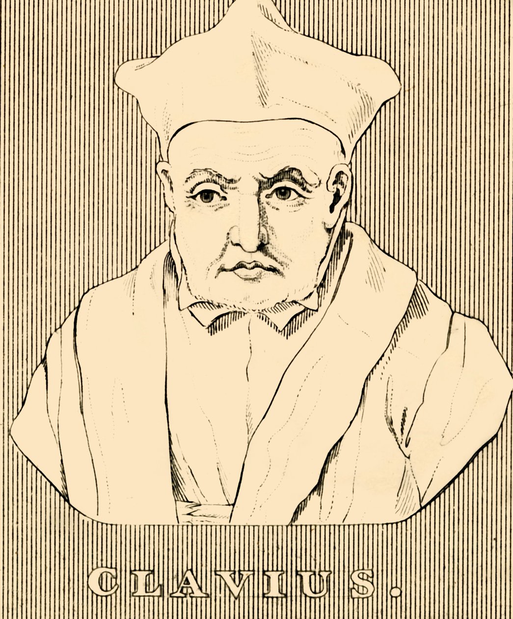 Clavius, 1538-1612, 1830. autorstwa Unbekannt